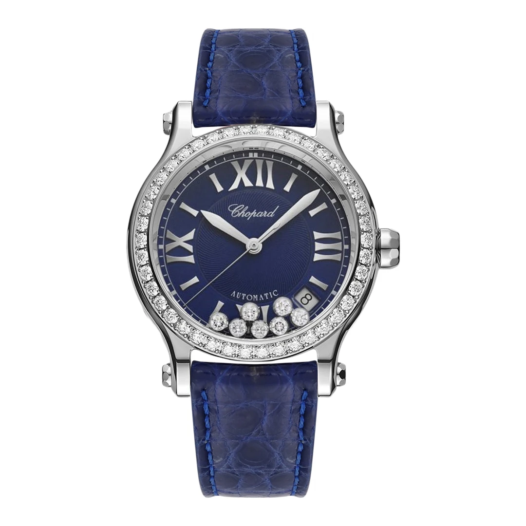 99新 Chopard/萧邦 HAPPY SPORT系列278559-3008后钻表/WHT022442