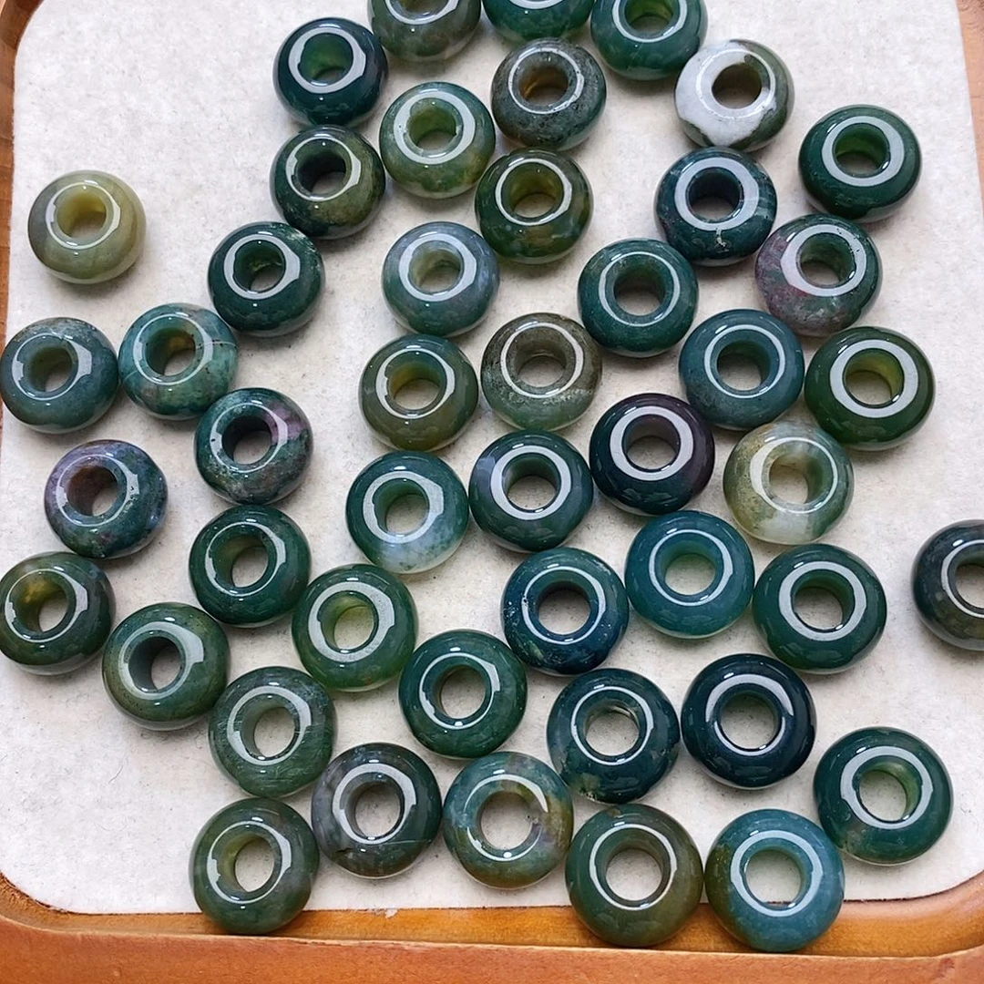未镶嵌玛瑙/玉髓珠宝半成品印度玛瑙随机四颗装
