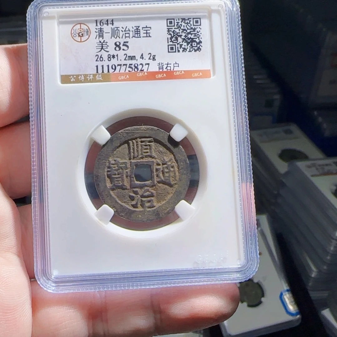 铜ZX评级封装盒子币一个