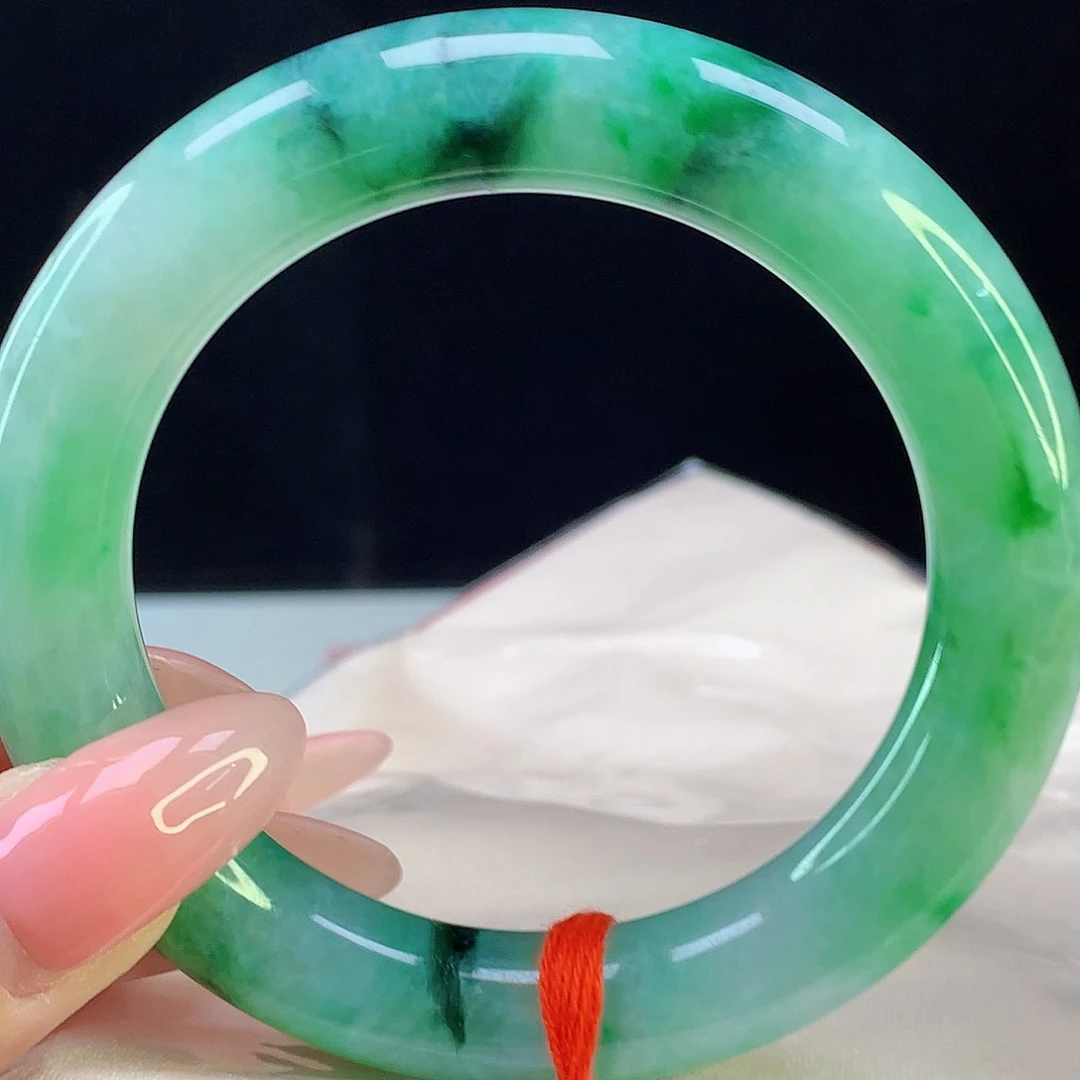 翡翠手镯未镶嵌天然翡翠9009