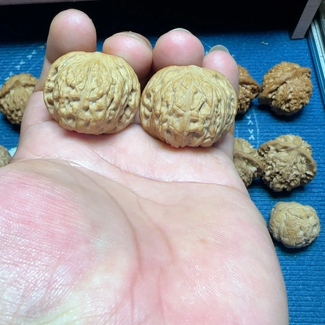 吊坠文玩核桃全品34石子磨