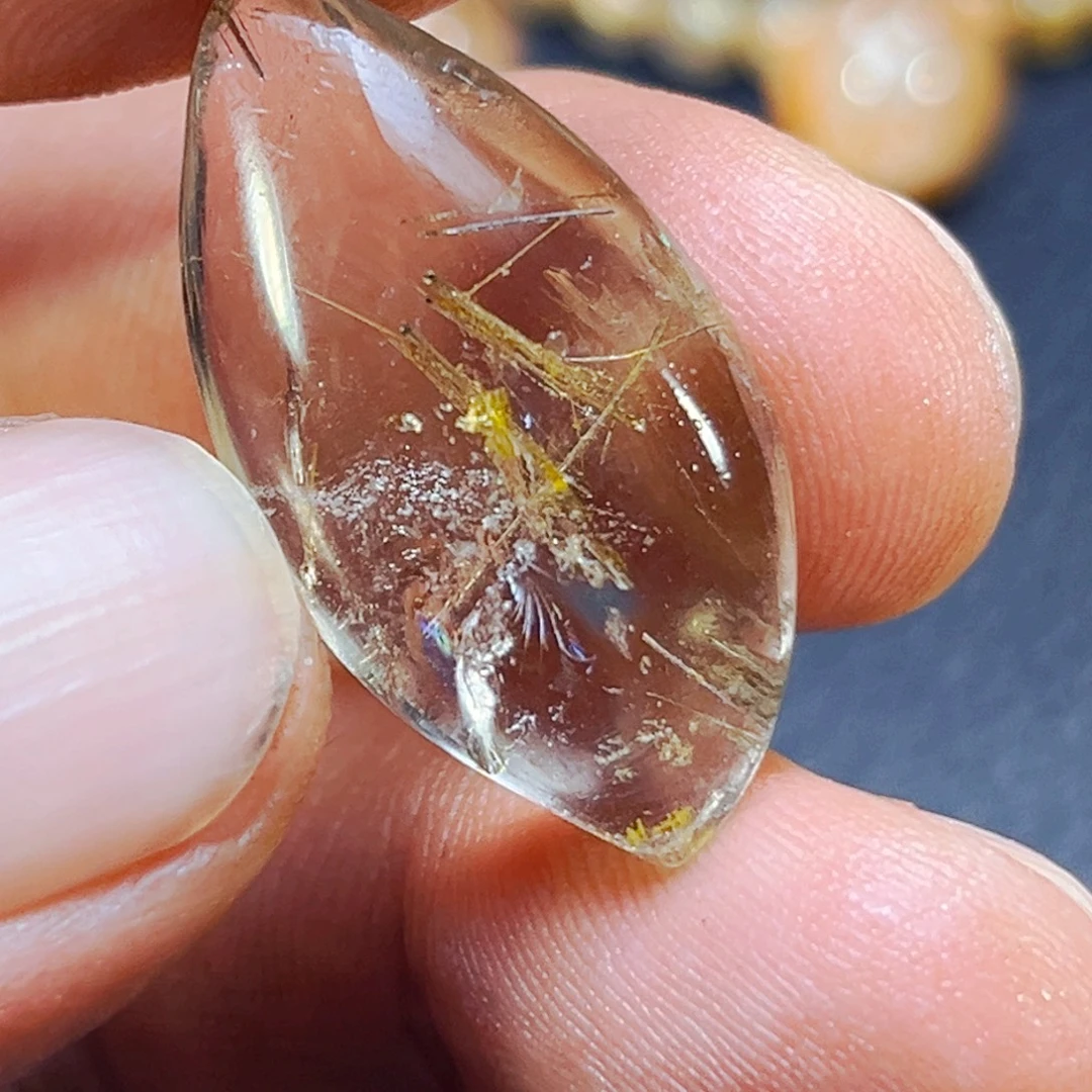 皛***妮发晶吊坠(不含链)未镶嵌4