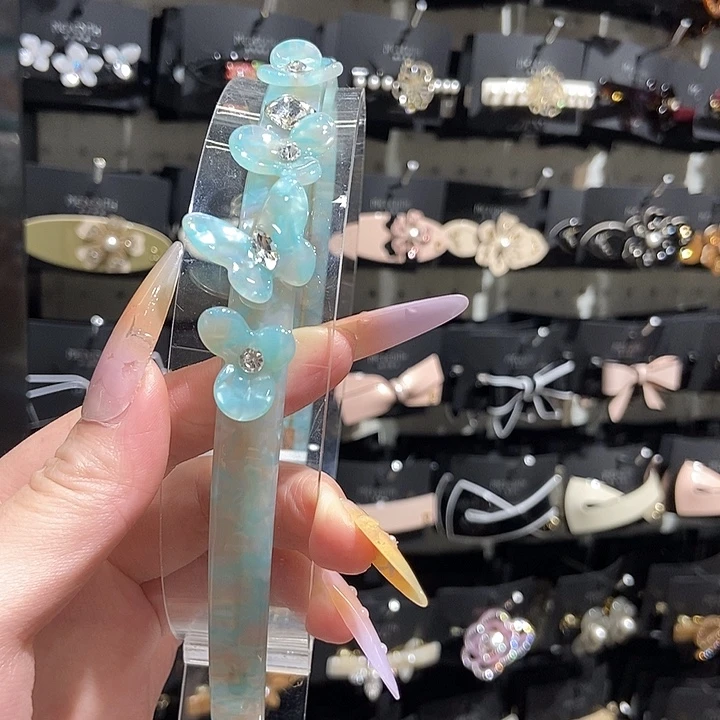 铜合金醋酸黑色高级醋酸发箍