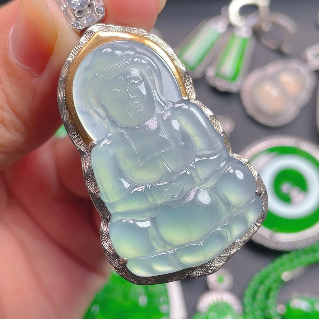 吊坠(不含链)未镶嵌翡翠