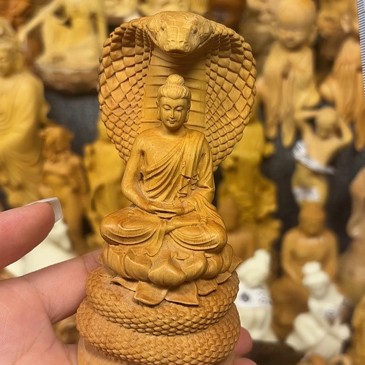 黄杨木黄杨木瑕疵蛇佛