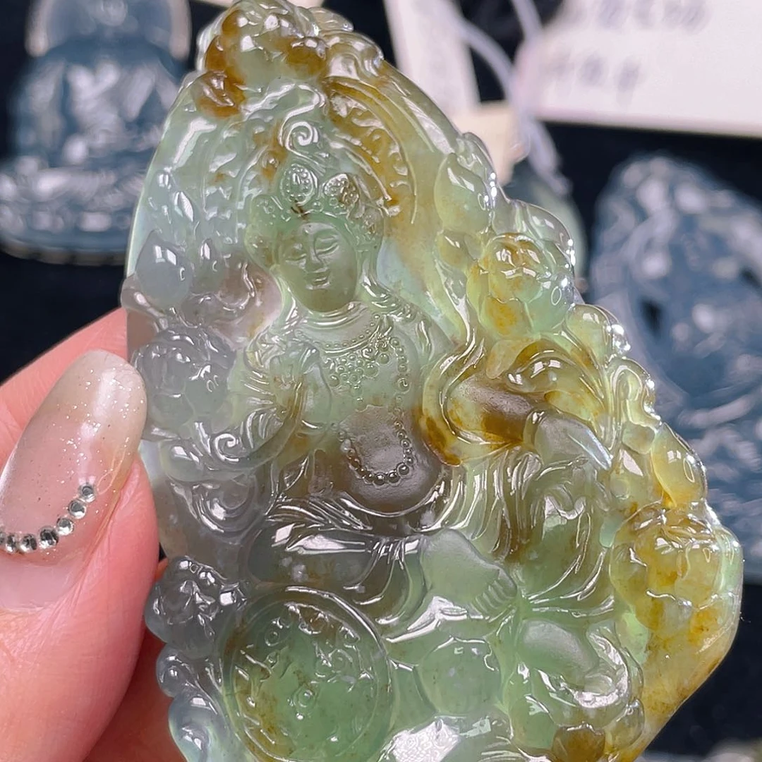 颈饰未镶嵌翡翠6，