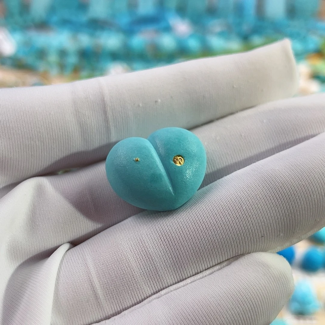 未镶嵌绿松石珠宝奇石