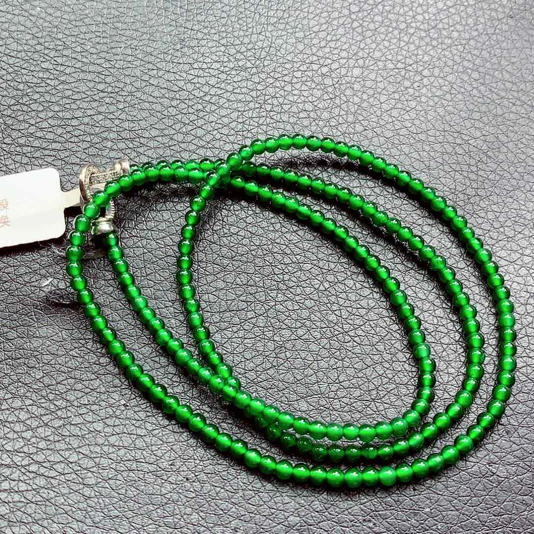 翡翠未镶嵌手链项链