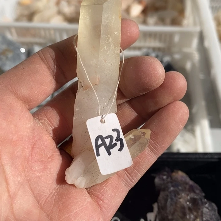 水晶水晶原石摆件未镶嵌没*