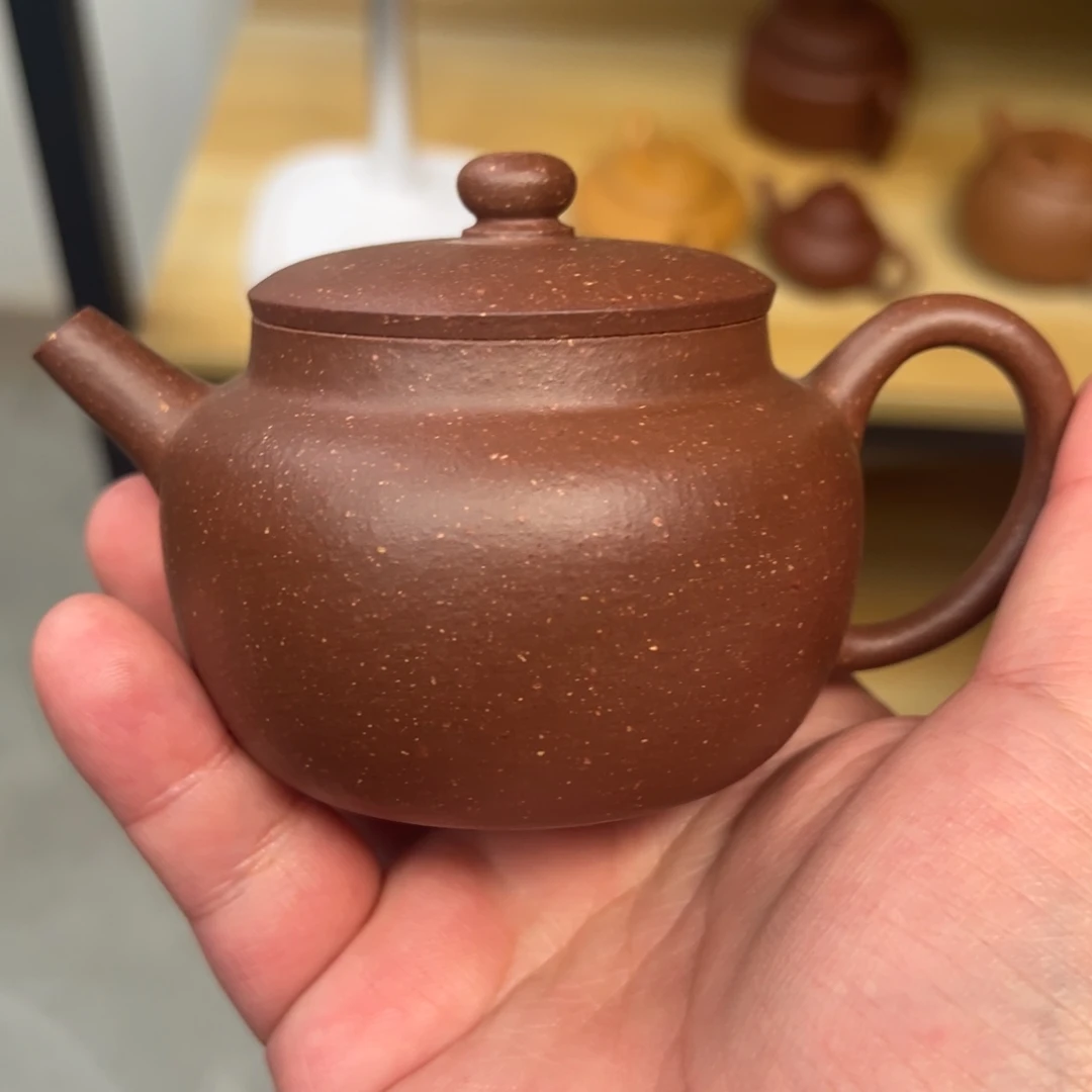 茶壶紫砂150cc天青平盖莲子