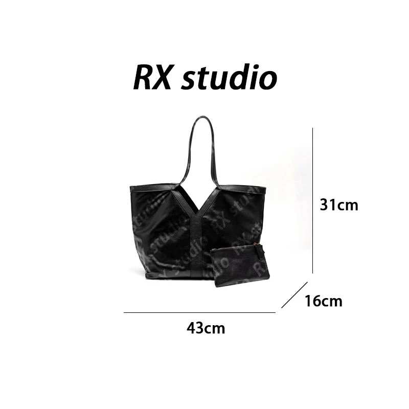 【母亲节礼物】XKY-10056-黑色 轻奢小众设计感时尚百搭ins女士包