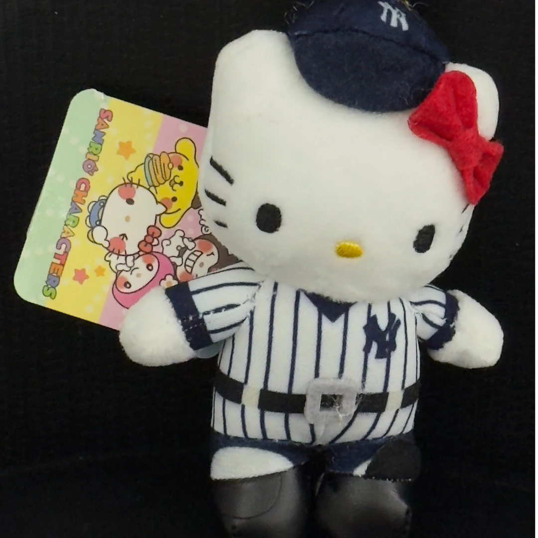 【010】中古棒球hellokitty挂件 kt猫书包钥匙扣挂饰