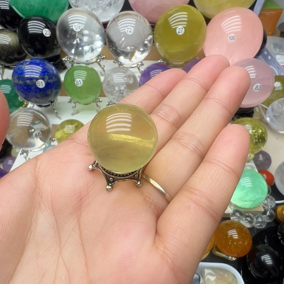 水晶未镶嵌珠宝半成品