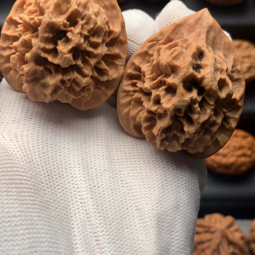 吊坠文玩核桃大花