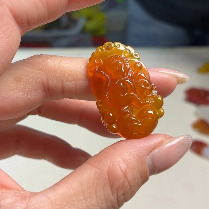 玛瑙/玉髓未镶嵌吊坠(不含链)