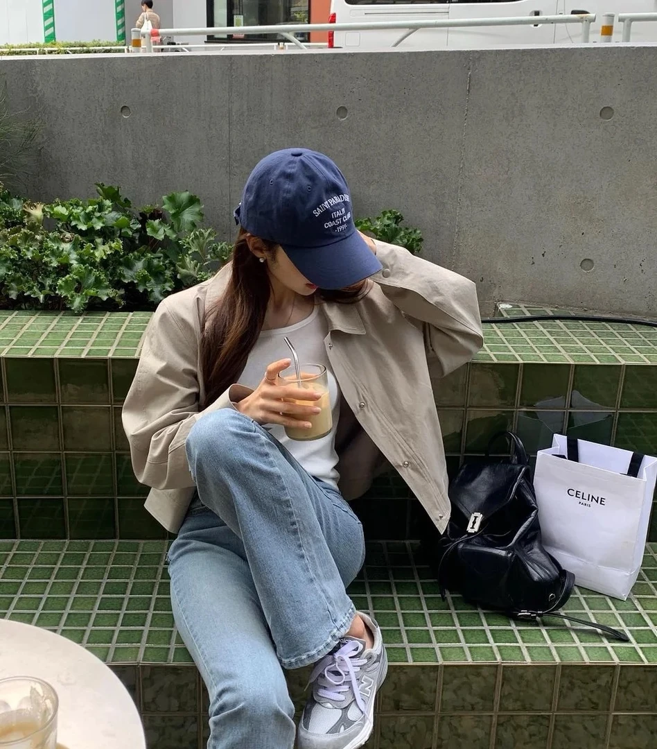 25年赵露思同款韩国东大门棒球帽子男女时尚刺绣软顶遮阳鸭舌帽潮