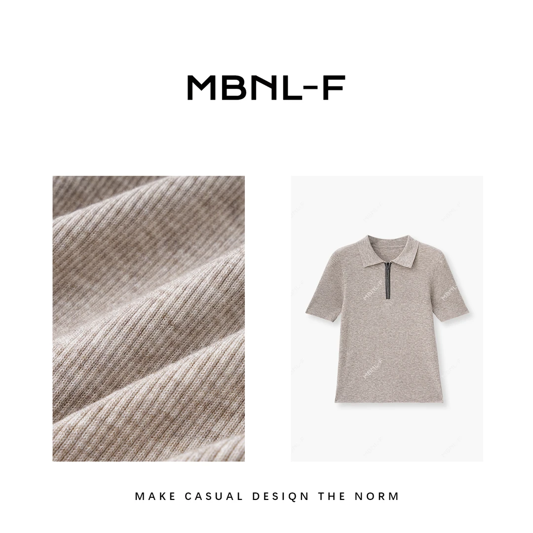 MBNL-F“黛西” 2024S/S新品 夏季新款针织T恤 T秦磊XM-MY70619