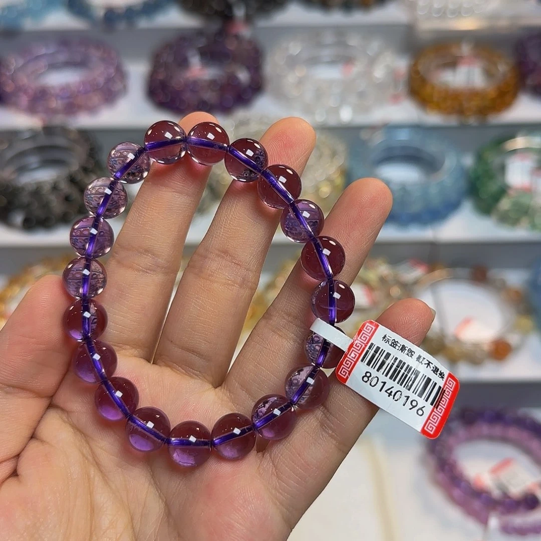 水晶手串未镶嵌紫水晶10m