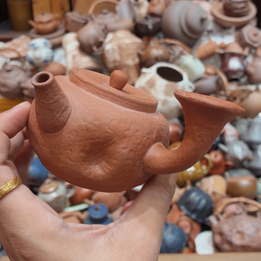 柴烧老岩泥高温茶器皿