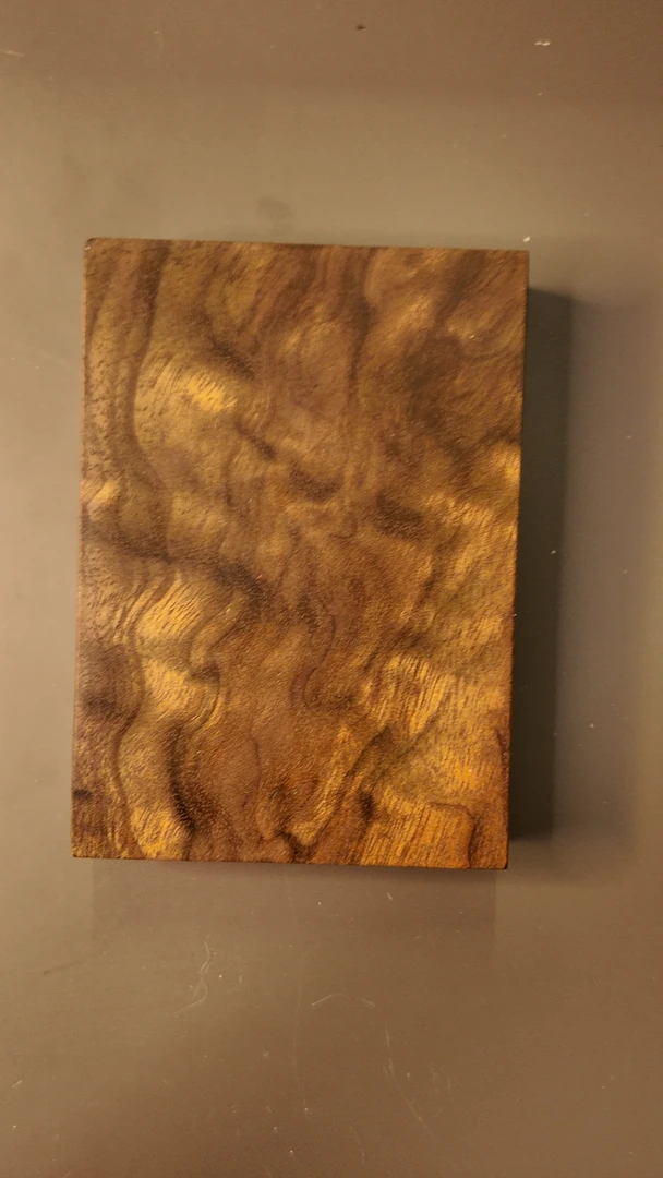 金丝楠老料褶皱水波龙胆无事牌