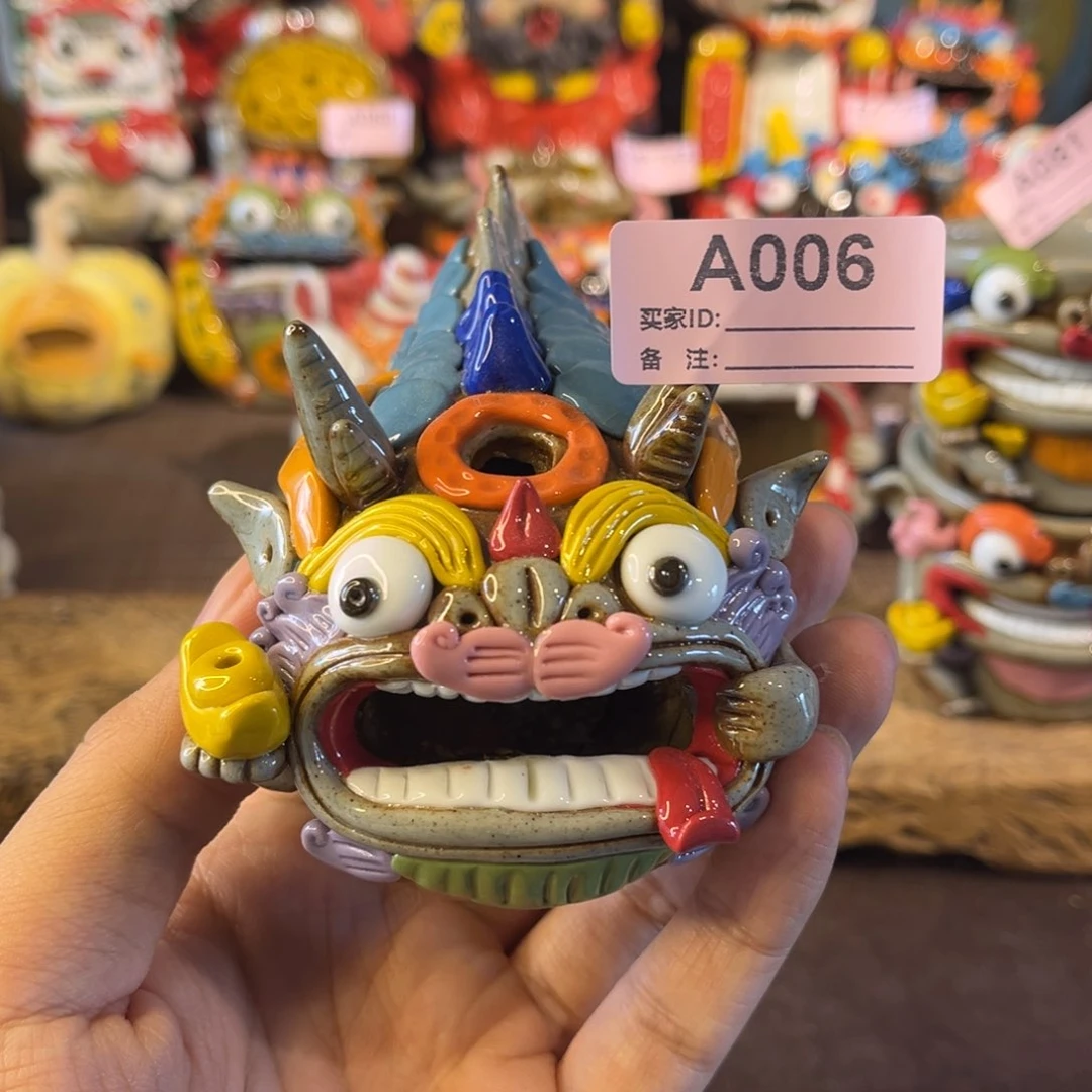 泥塑团****圈纯手工茶宠摆件