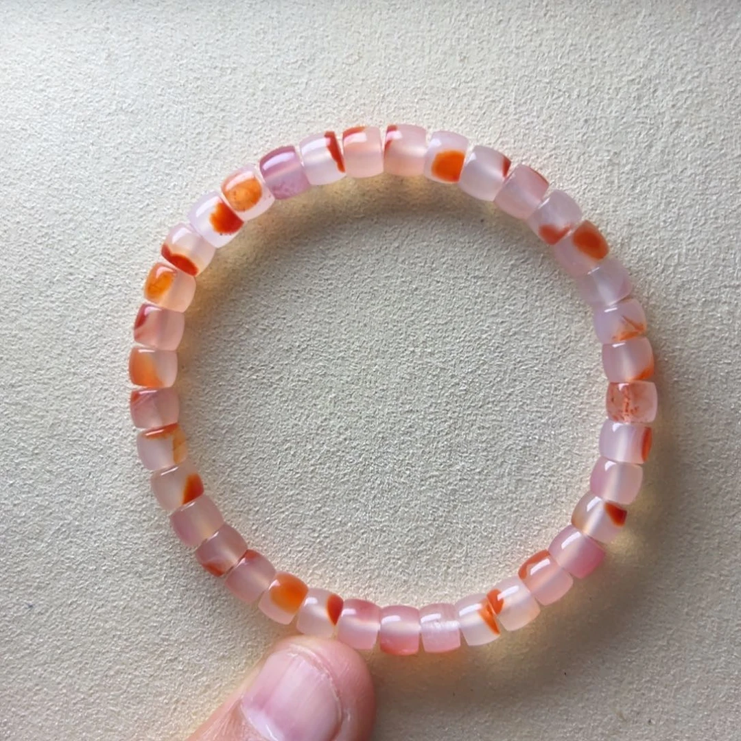 南红玛瑙未镶嵌手链保山干掌冰飘6.0