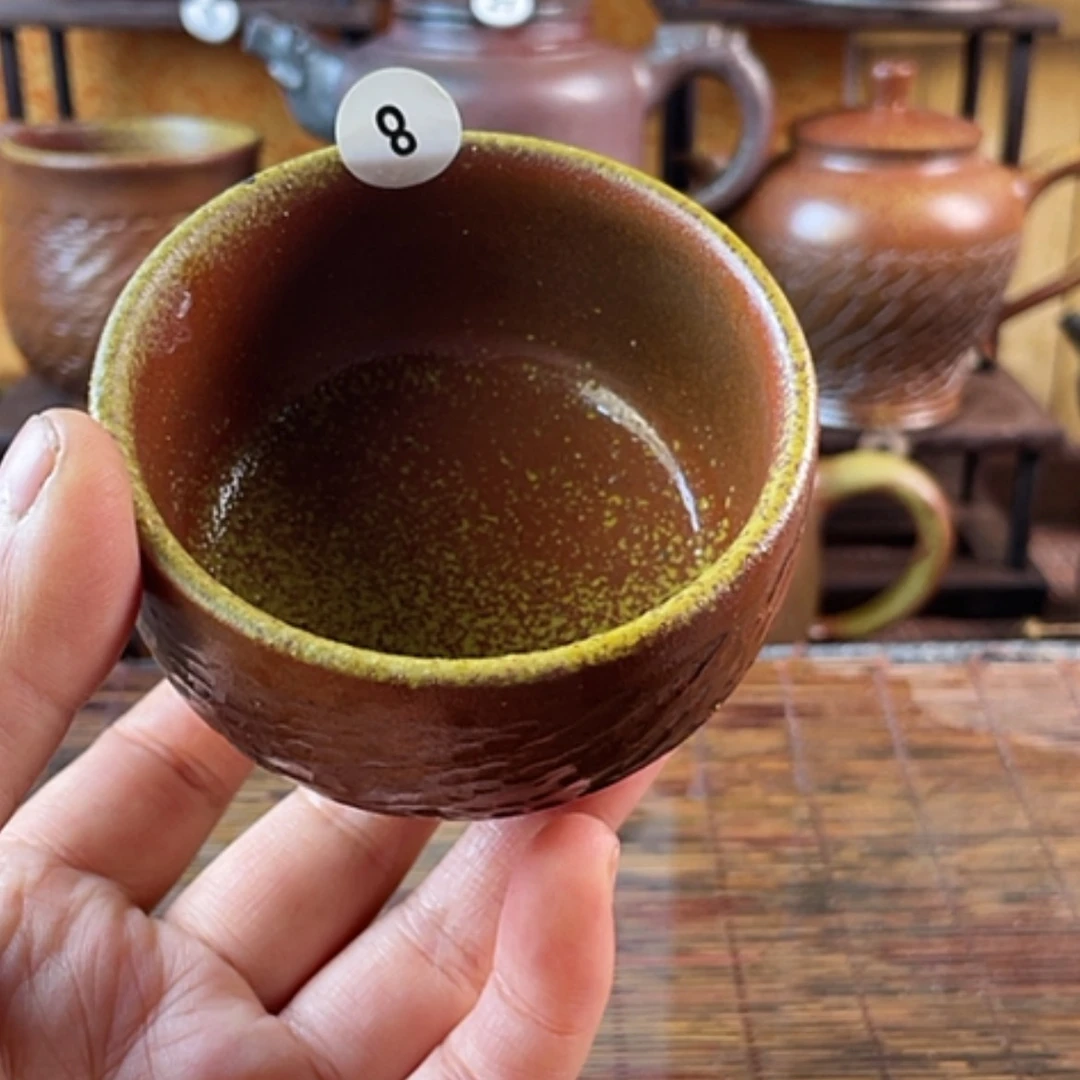 【闪购商品】柴烧主人杯120毫升左右微瑕