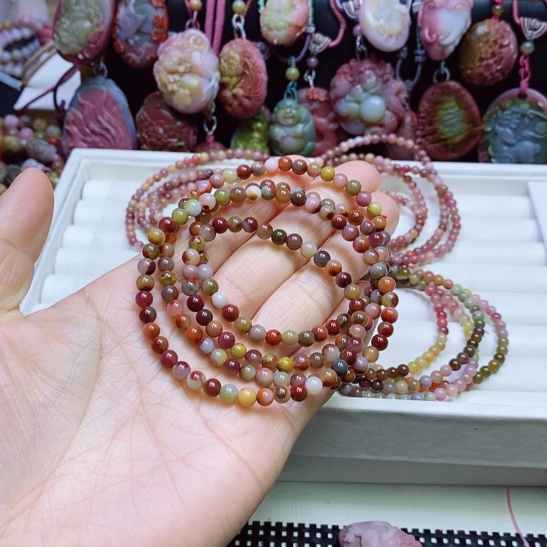 玛瑙/玉髓盐源玛瑙手串未镶嵌佳****件