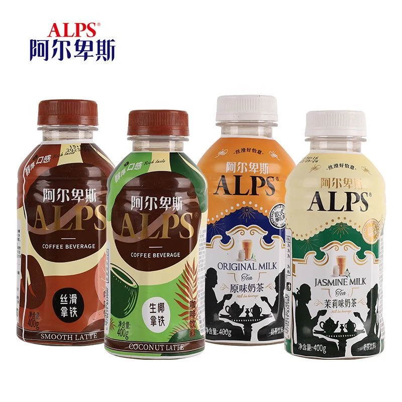 阿尔卑斯香醇乳茶即饮浓郁风茉莉花味400g香浓休闲