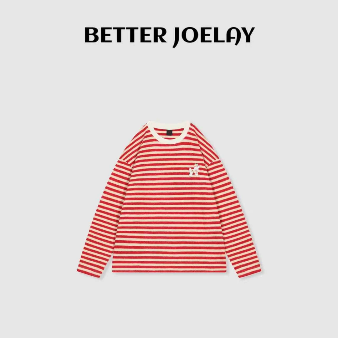 BETTER JOELAY-【隐喻无色】百搭简约T恤长袖潮流休闲风KH3822