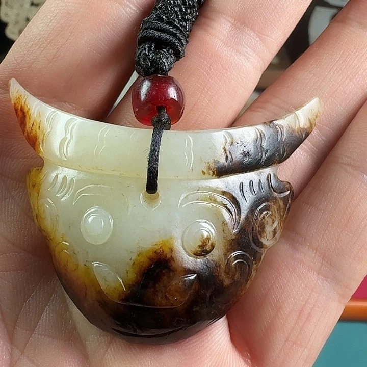 古***堂和田玉（糖玉）未镶嵌挂件