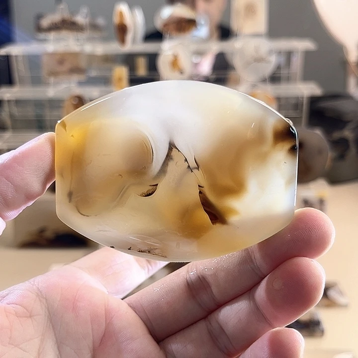 玛瑙/玉髓未镶嵌吊坠(不含链)