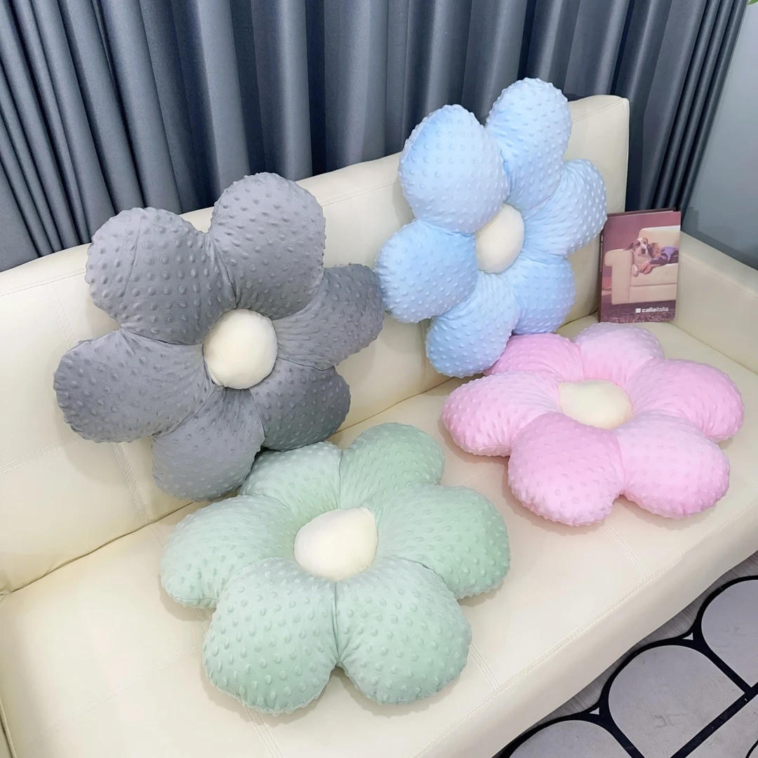 花瓣坐垫毛绒玩具可爱睡觉抱枕玩偶公仔娃娃女设计柔软呆萌加厚