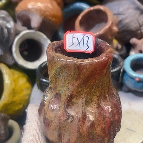 粗陶花盆手工花盆制作