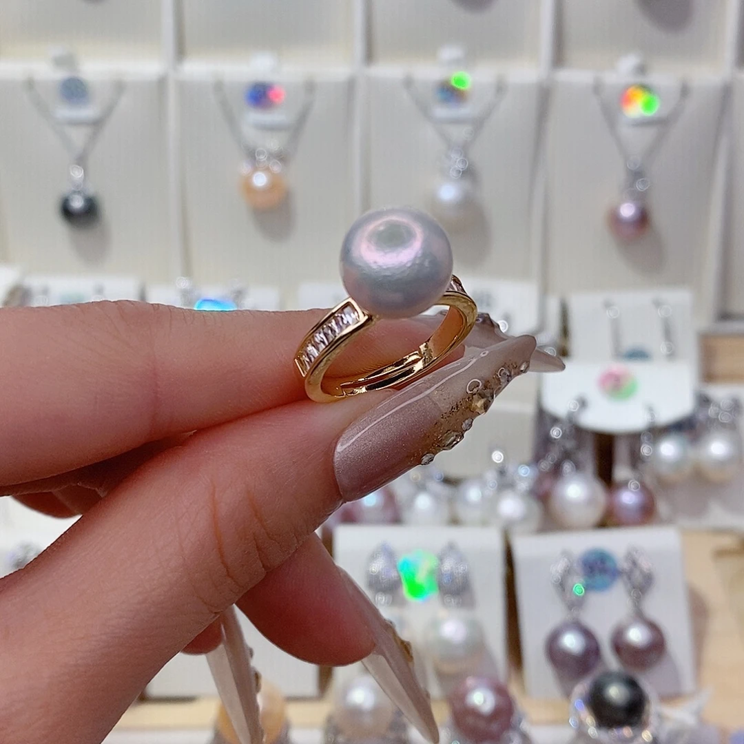 淡水珍珠未镶嵌戒指