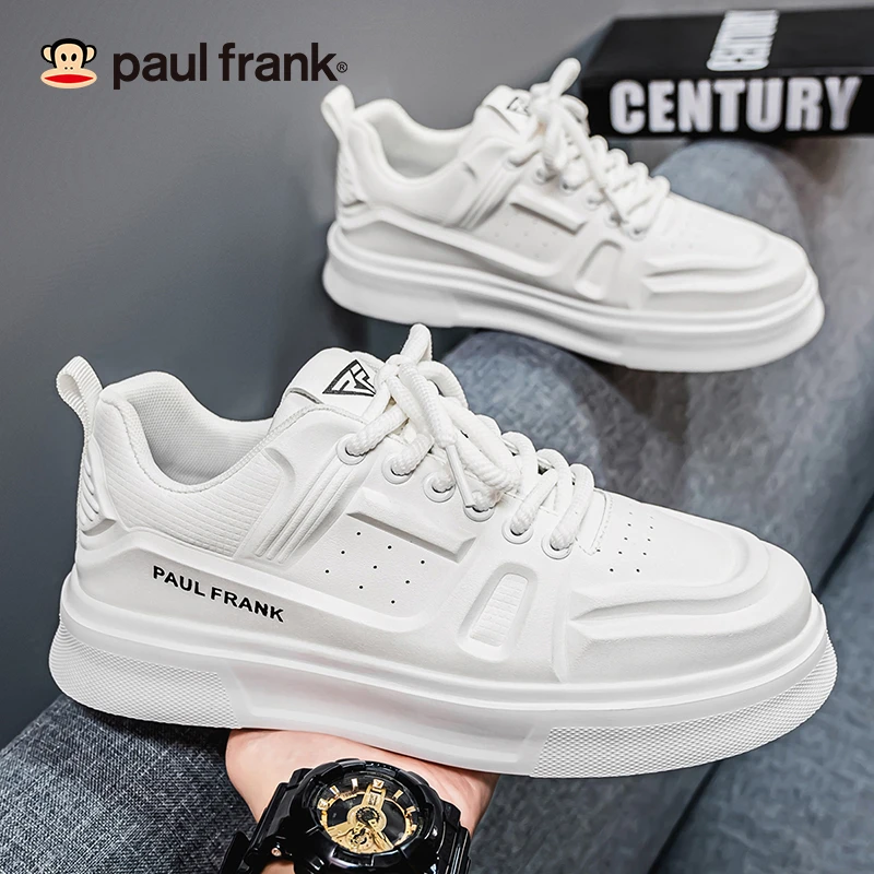 paul frank/大嘴猴2025新款青少年增高百搭学生小白鞋字休闲板鞋