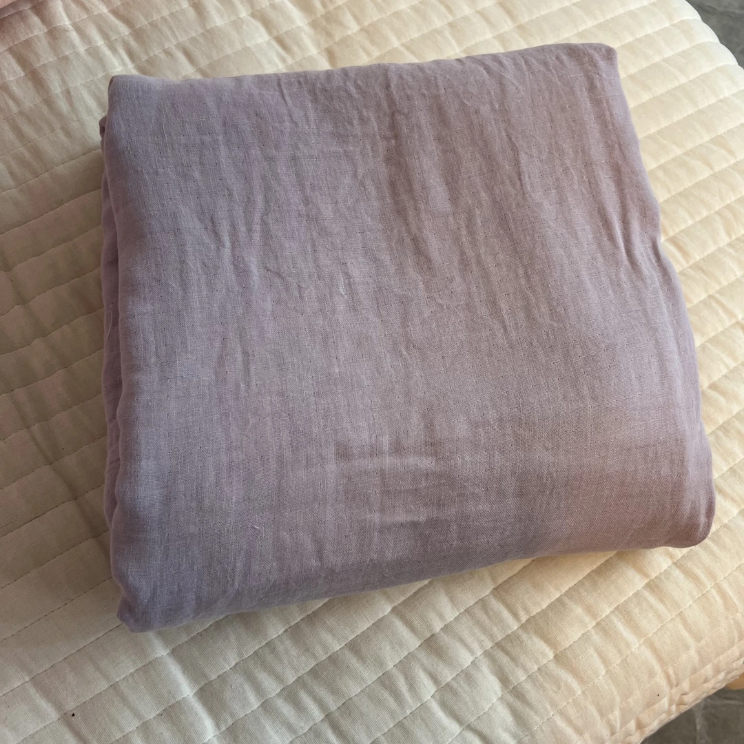 瑕疵床单  A类全棉100棉双层纱床单-220*245紫色