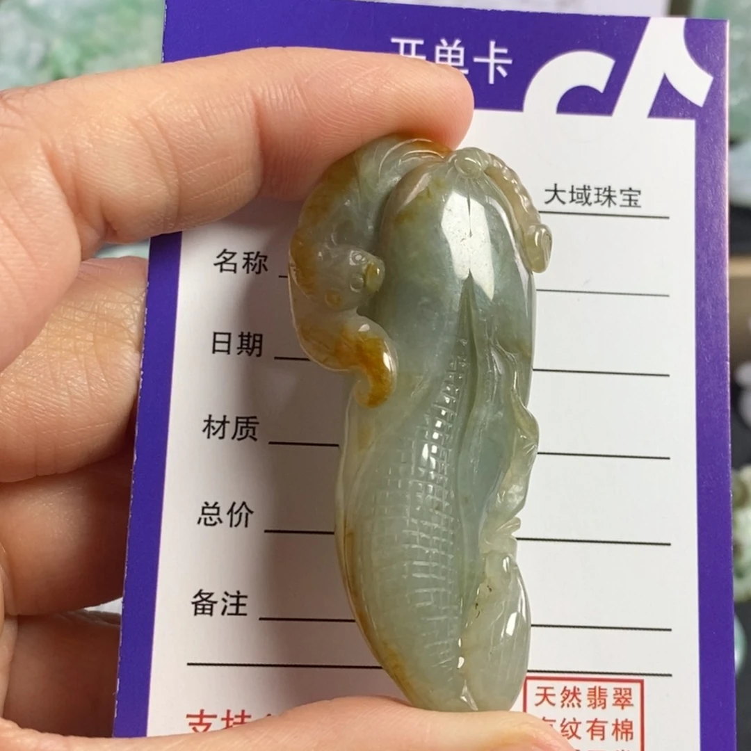 翡翠颈饰未镶嵌吊坠