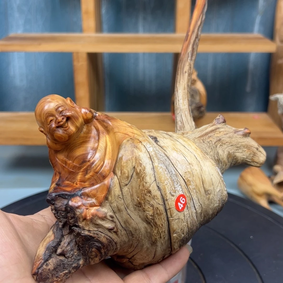 木崖柏木摆件手把件