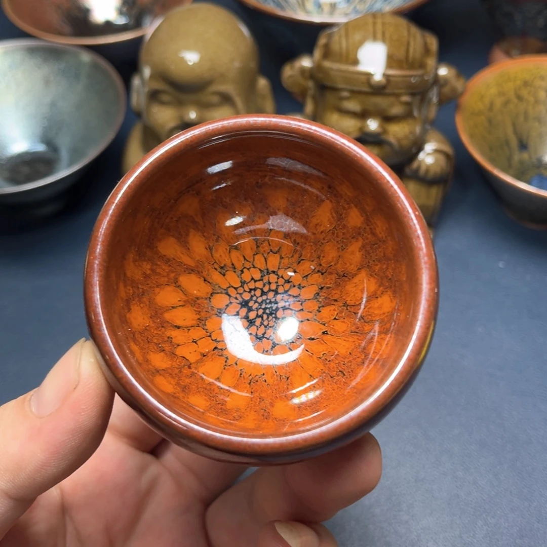茶盏建盏手握泡茶主人杯