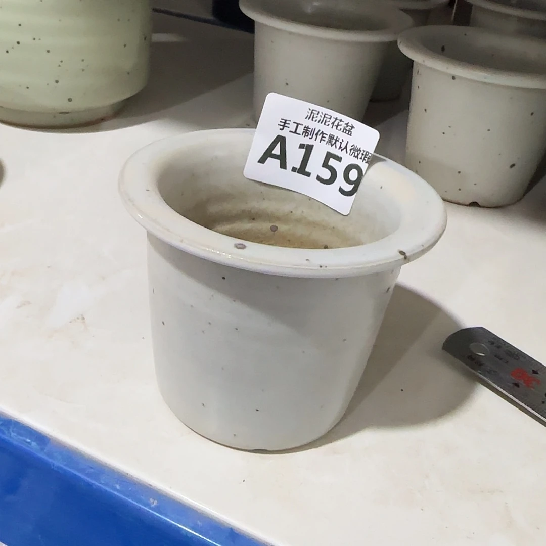 瓷片景德镇手工花盆