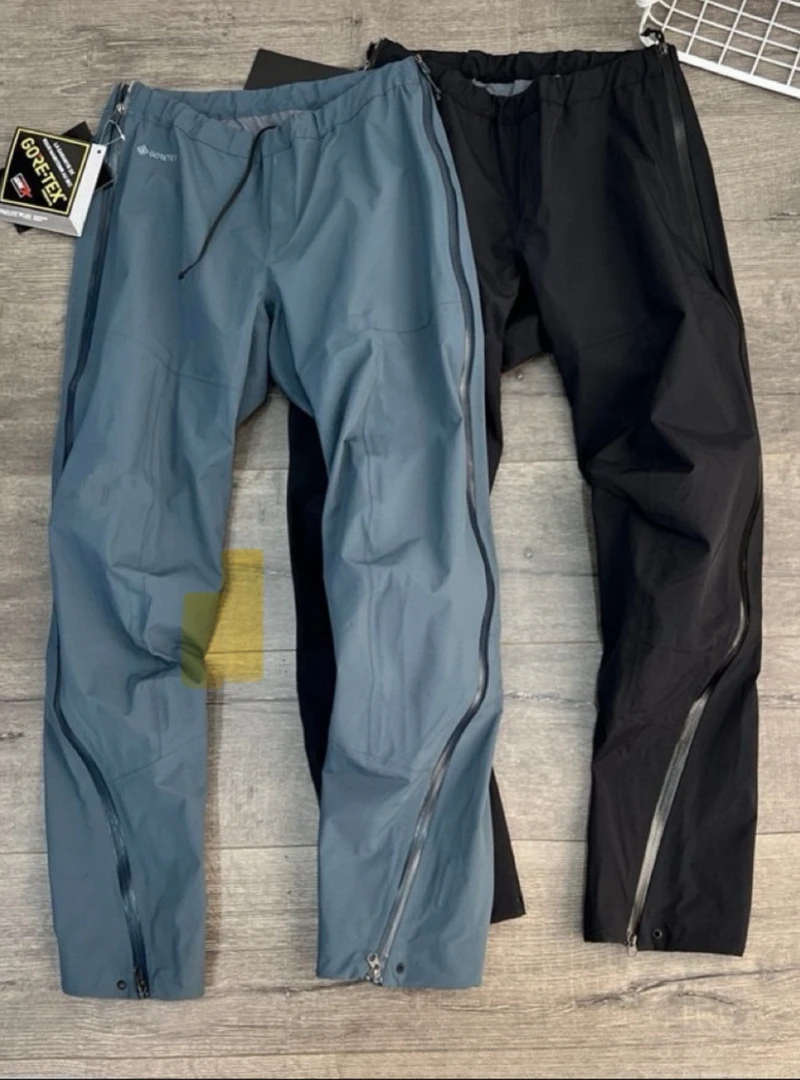 鸟款侧开全拉链压胶户外徒步登山冲锋裤滑雪裤硬壳防风防水