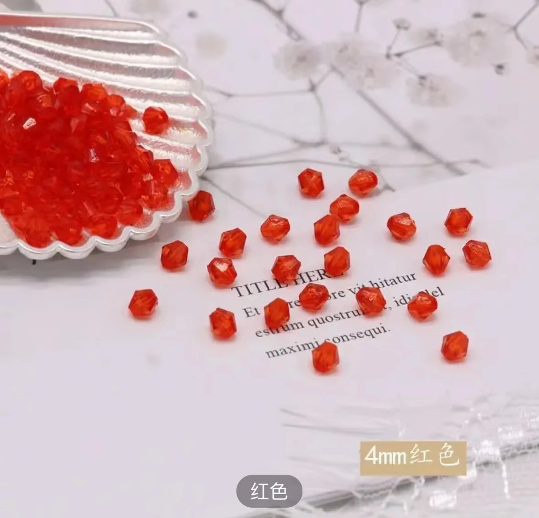 手工diy穿珠玻璃晶晶手链项链配件配饰