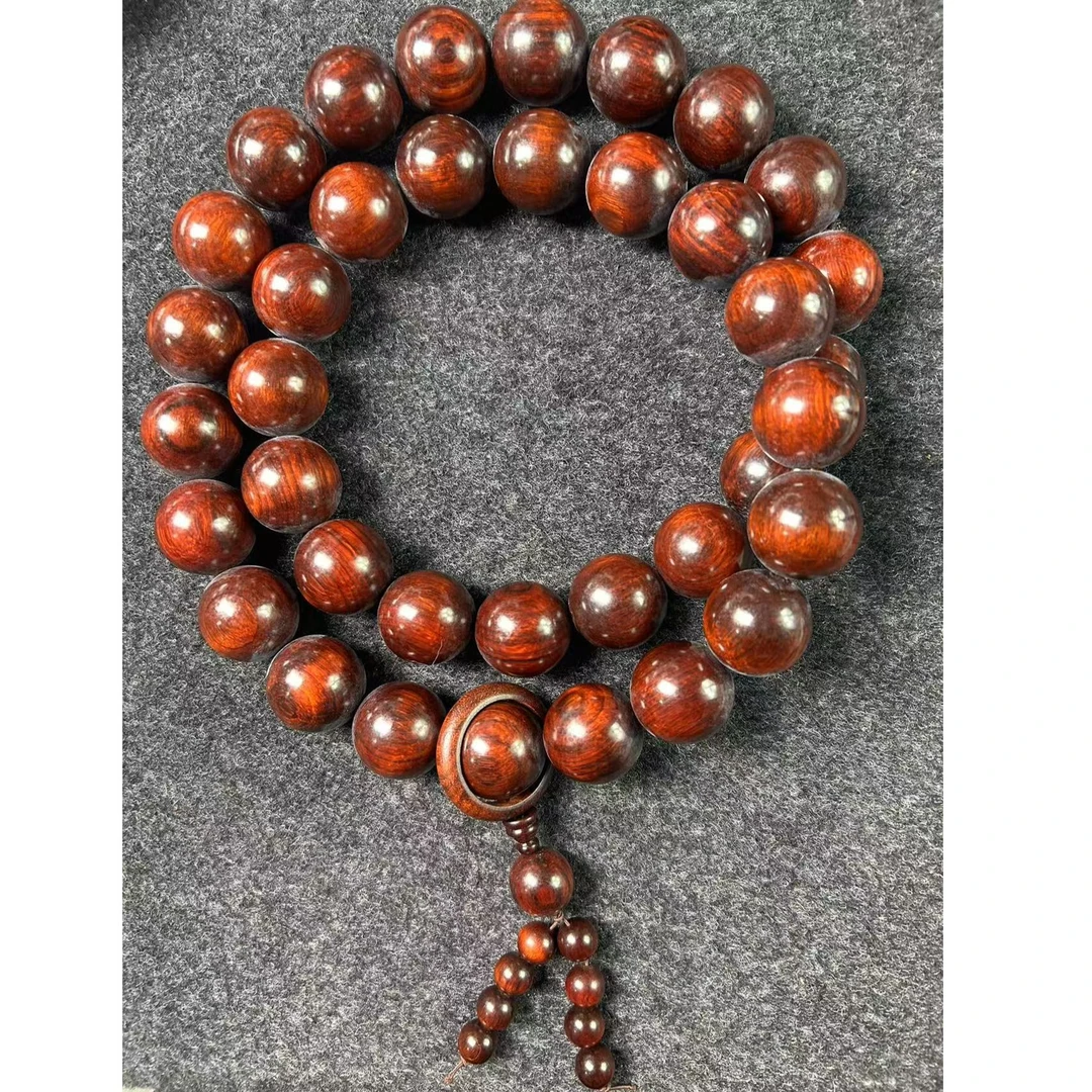 （木制）印度紫檀木3.0脖挂（37颗）