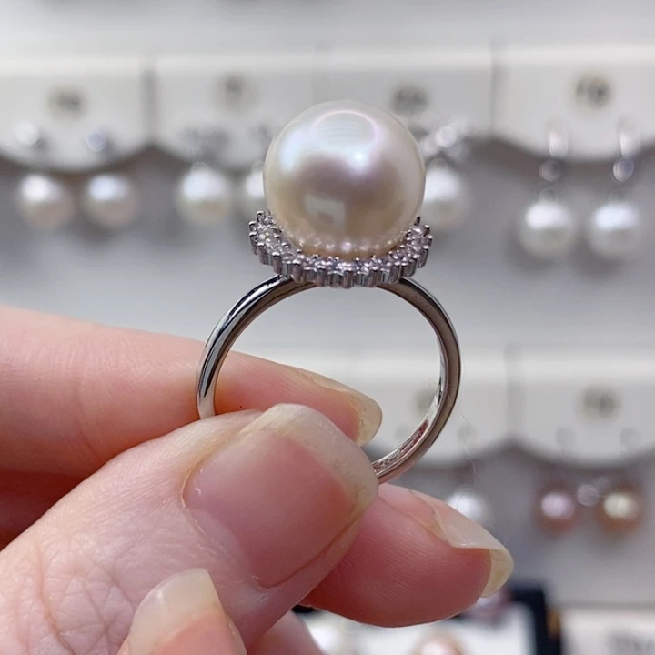 淡水珍珠戒指未镶嵌A