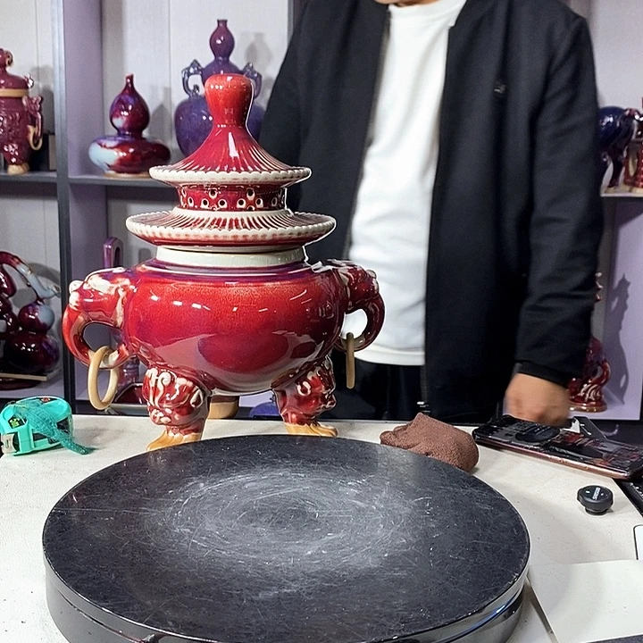 三***姨瓷片中国神垕精品钧瓷