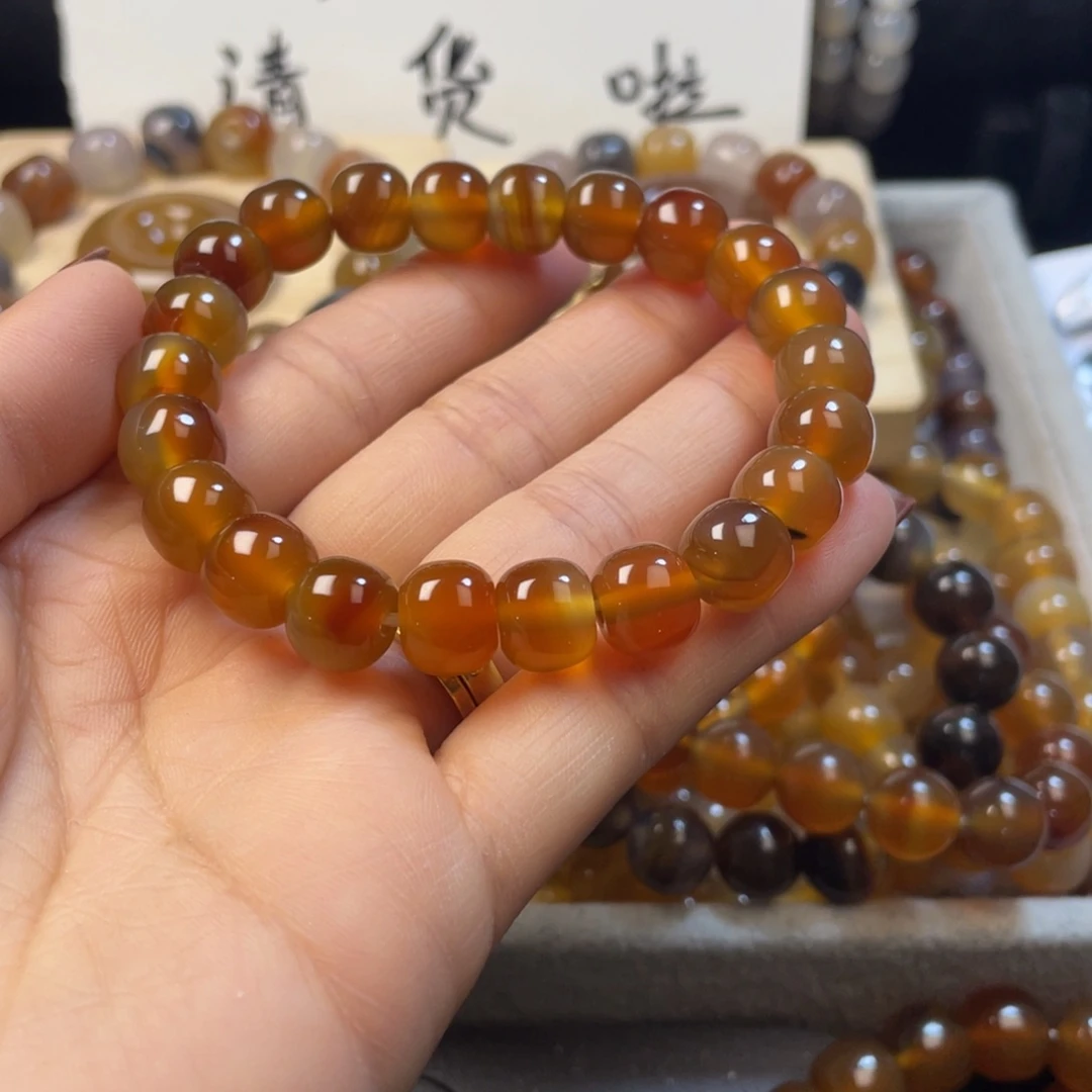 玛瑙/玉髓未镶嵌手链