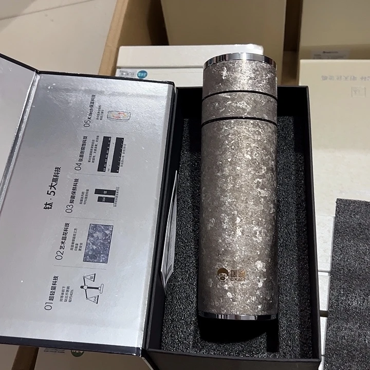 匡迪纯钛保温杯420420速开保温杯