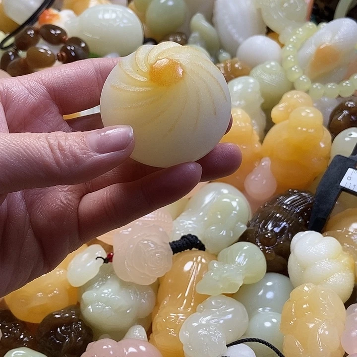 完全开放手把件包子