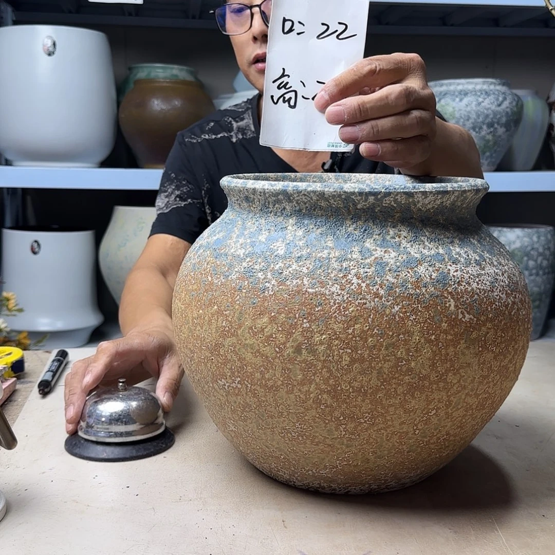 紫砂花盆尺寸22@25